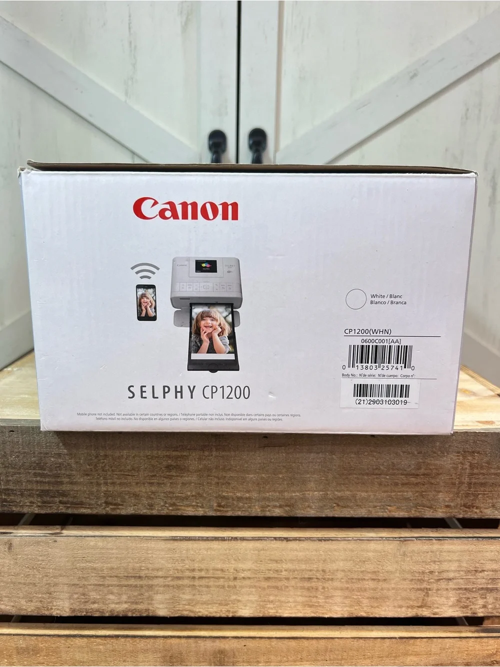 Canon Selphy CP1200 Wireless Portable Color Photo Printer White WIFI